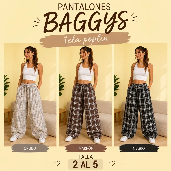 Baggy de Poplin