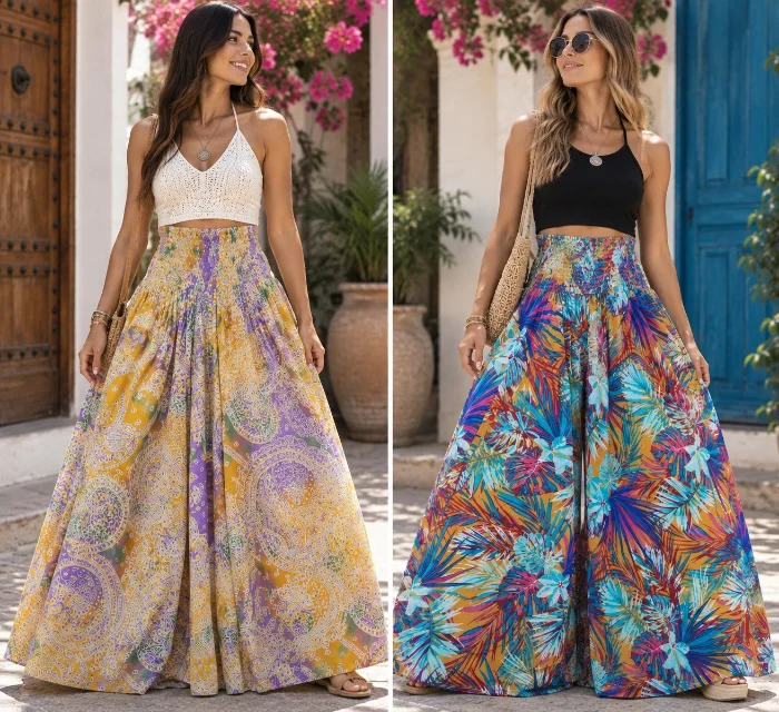 Maxi Palazzo Pollera