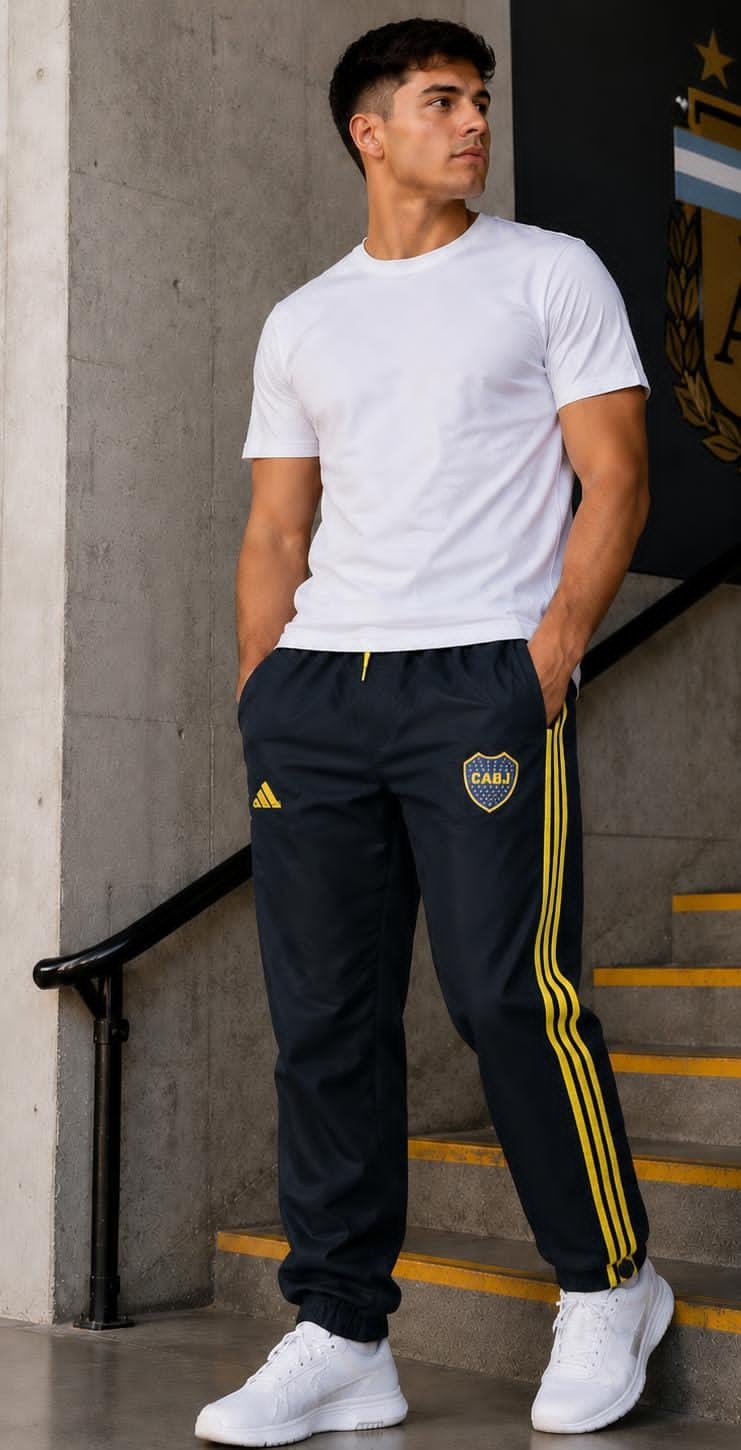 Pantalon Rompeviento con Forro , Regulador en el Botapie y Logo Bordado - Imagen 2