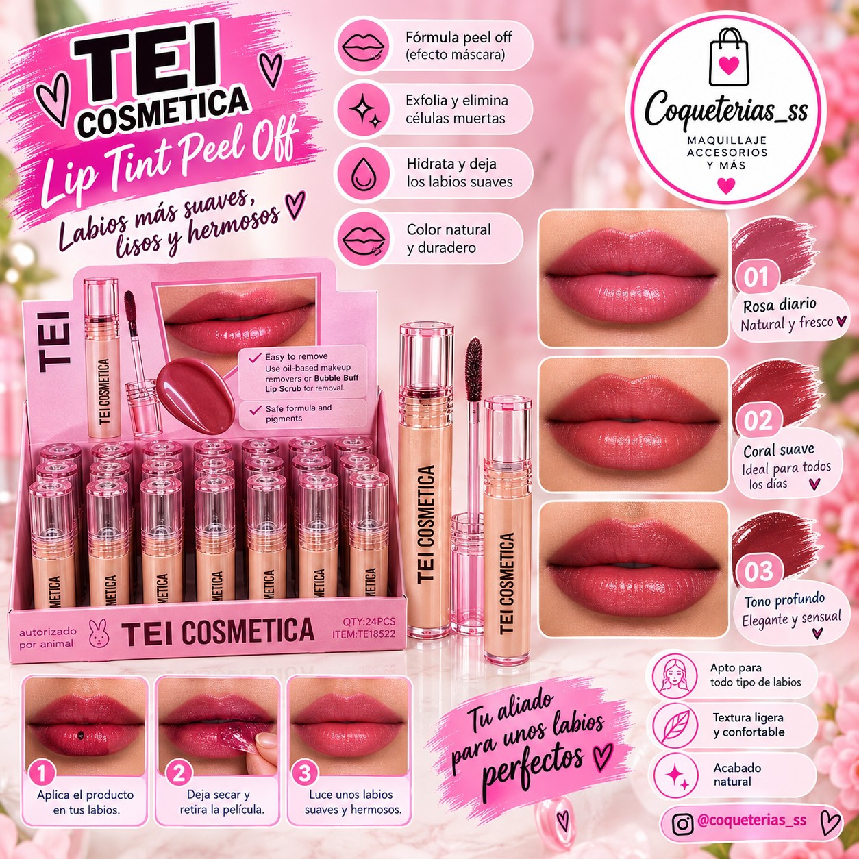 Tinta Peel Off Tei - Imagen 5
