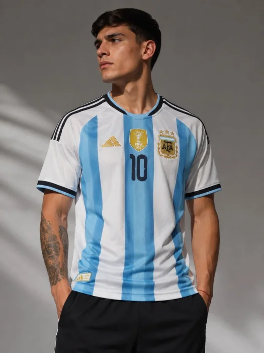 Camiseta Afa W15( Logo y Escudo Bordado, Cuello y Manga Tejido )