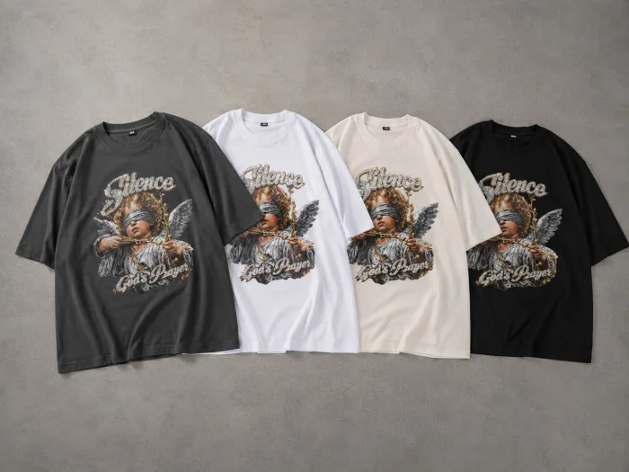 Remera Over Brillo