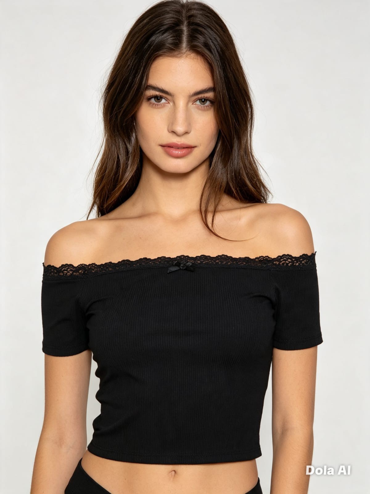 Remeritas Cuello Bote con Puntilla de 2.5cm - Imagen 2