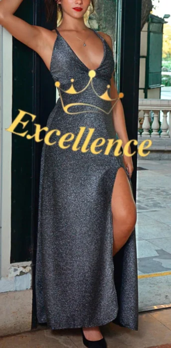 Vestido V Brillo