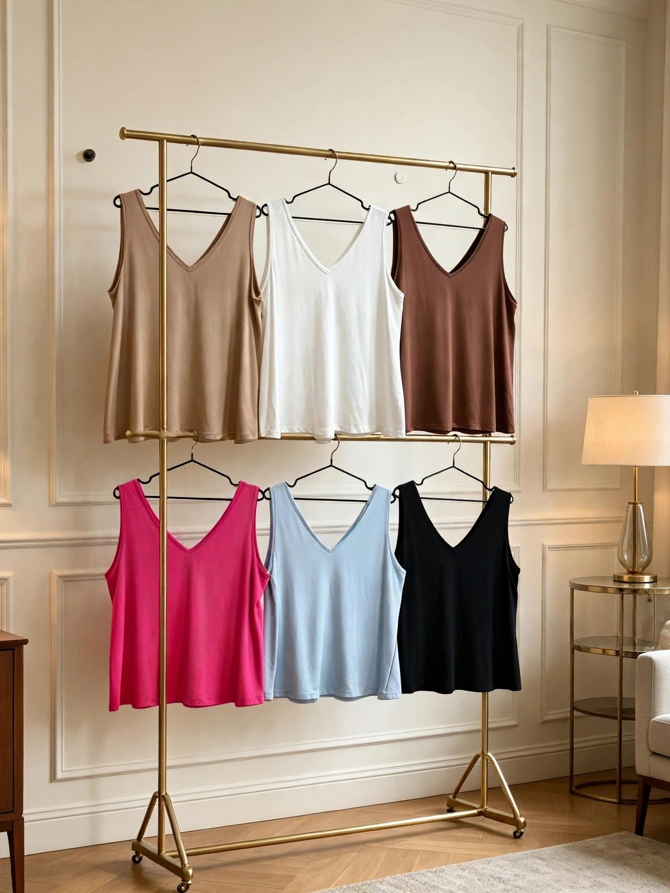 Musculosa Semievase Cuello V - Imagen 2