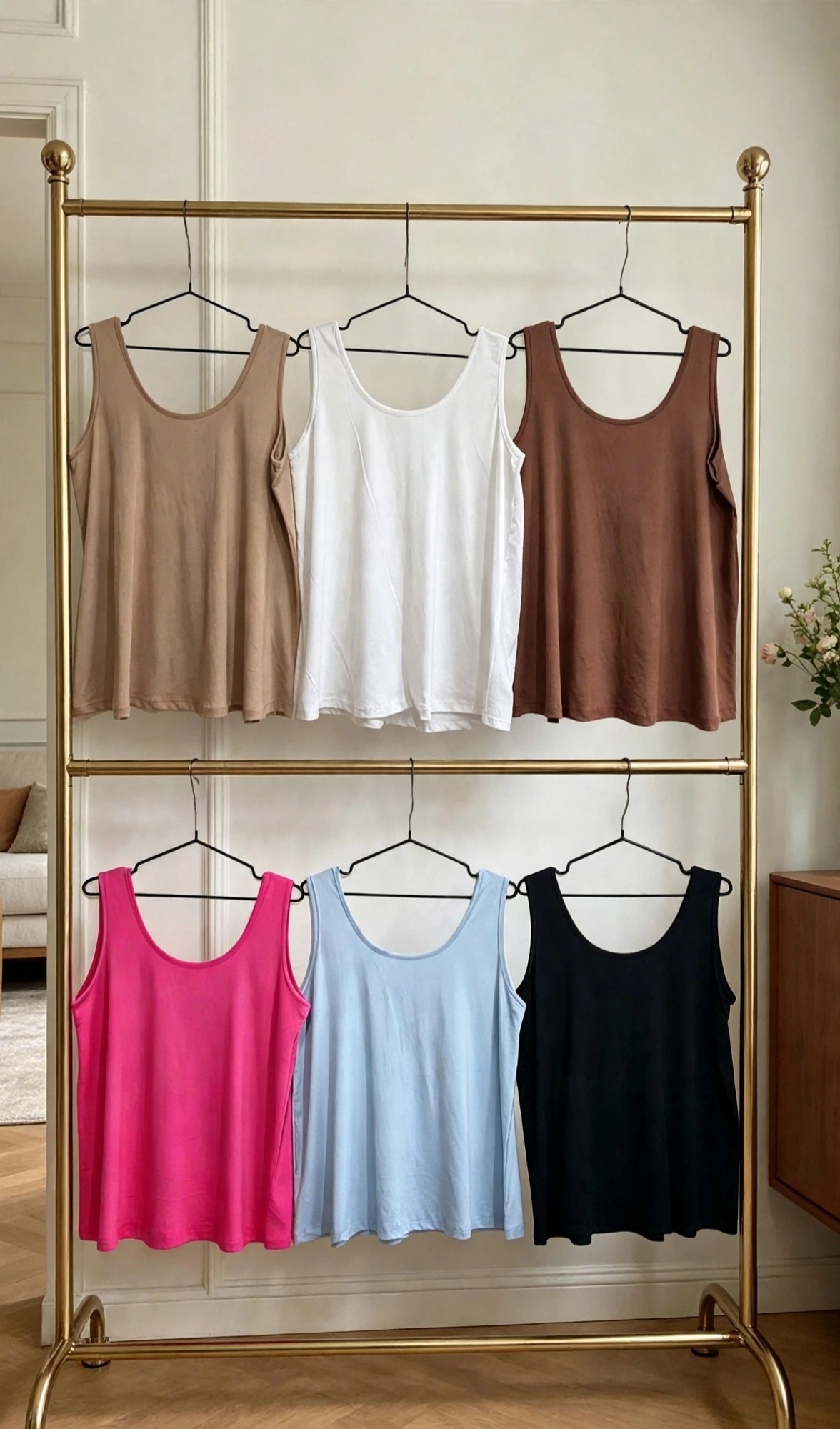 Musculosa Semievase Cuello Redondo - Imagen 2