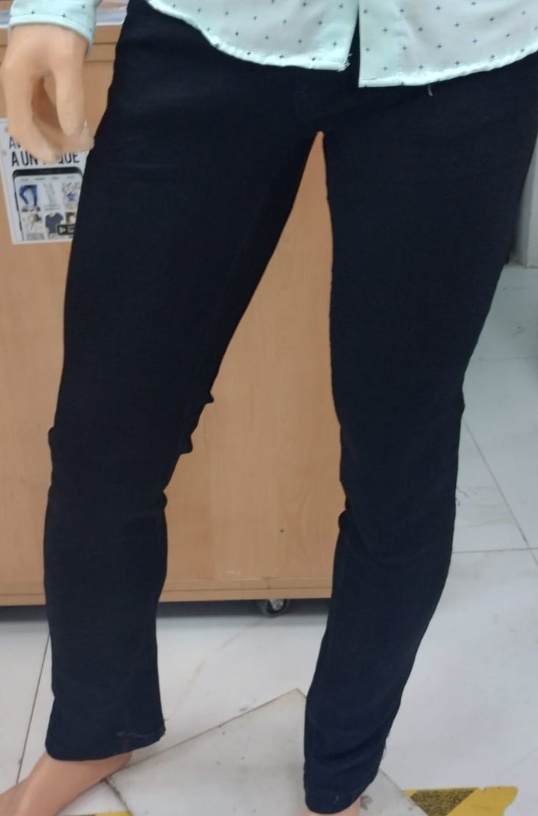 Pantalón Jeans  Recto Elastizado - Imagen 2