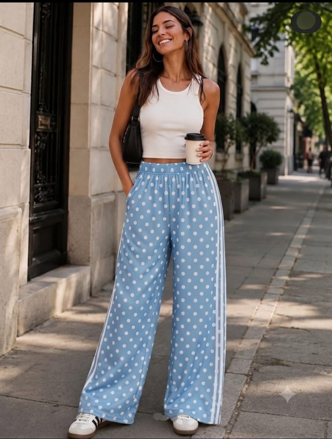 Pantalón Lunares Lycra Liviano - Imagen 5