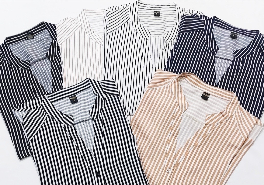 Camisa Rayada Manga  3/4 - Imagen 2