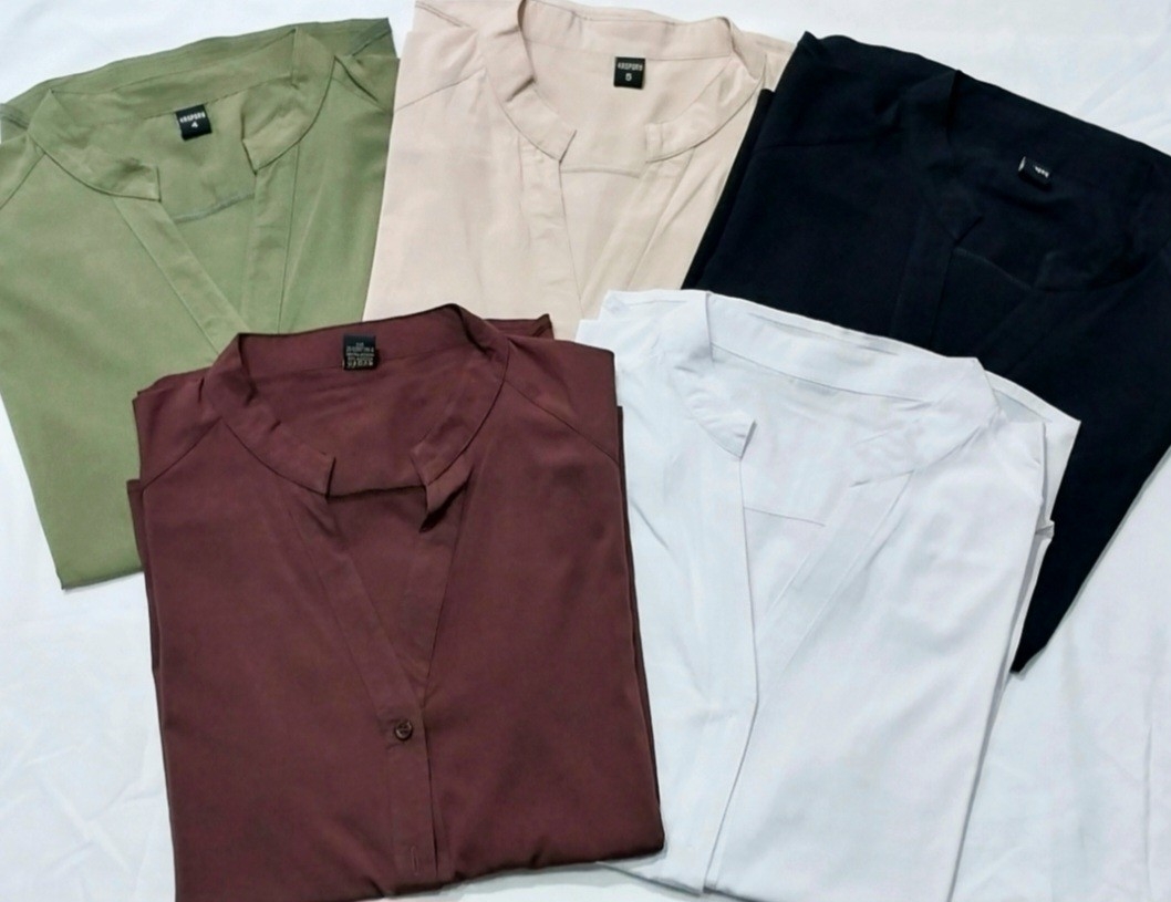 Camisa Lisa  Manga 3/4 - Imagen 2