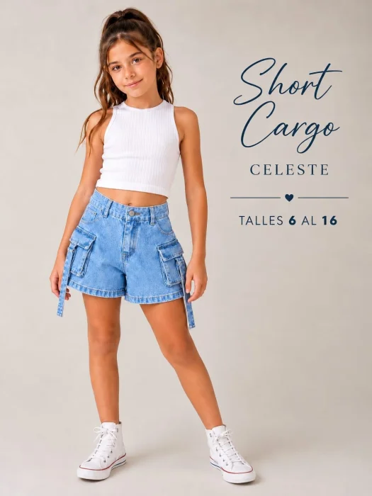 Short Cargo Tiras