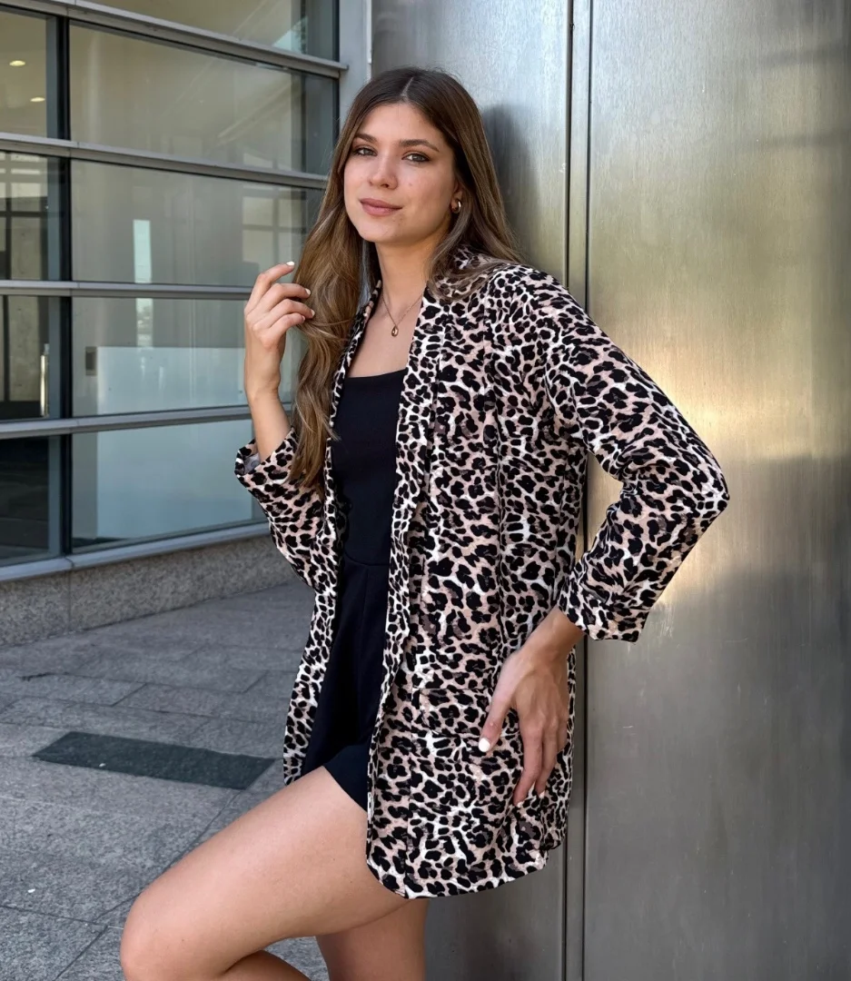 Blazer Animal Print - Imagen 1