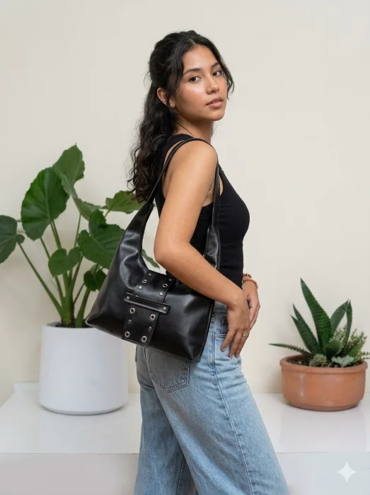 Cartera Boho C/cinto Forradas Línea Premium 29×21×prof 6 Cm Aprox, Marroquineria