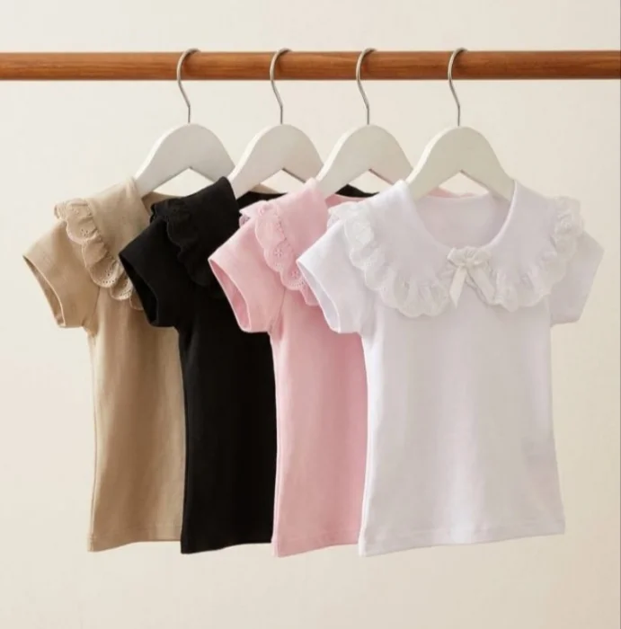 Remeras Algodón Cotón Cuello Babero