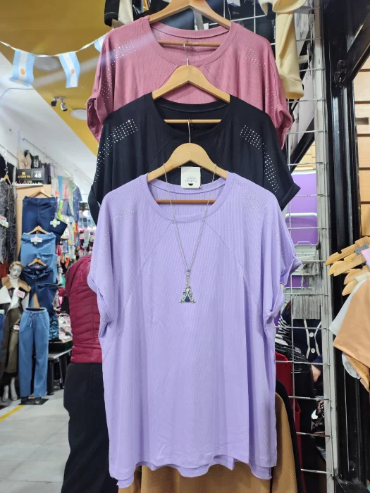 Remera de Dama Strass