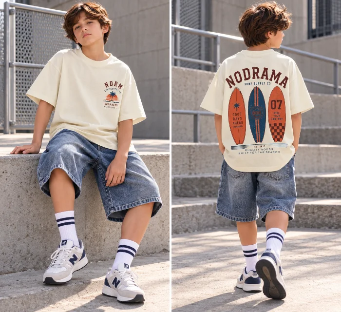 Oversize Doble Estampa Surf | 4 al 16
