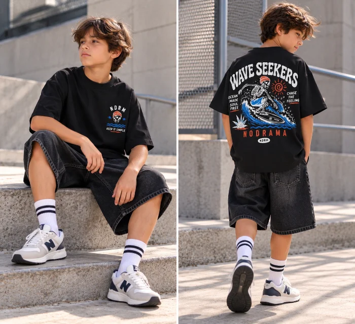 Oversize Doble Estampa Wave | 4 al 16