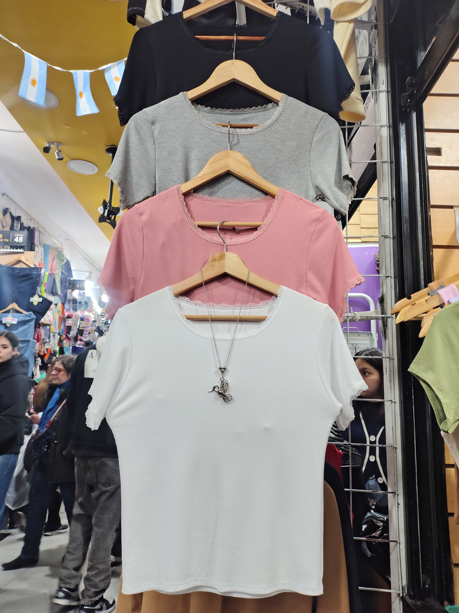 Remera Morley con Encaje - Imagen 2
