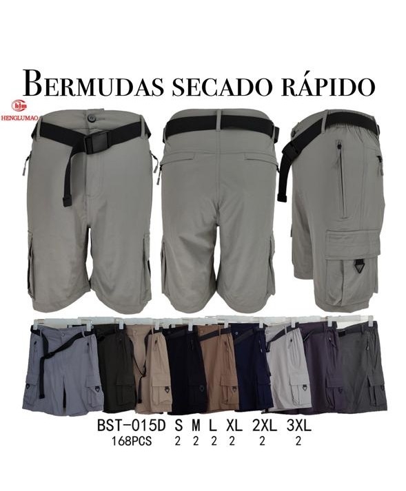 Bermudas Cargo Seca Rápido Muy Linda Cálidad Importado - Imagen 3