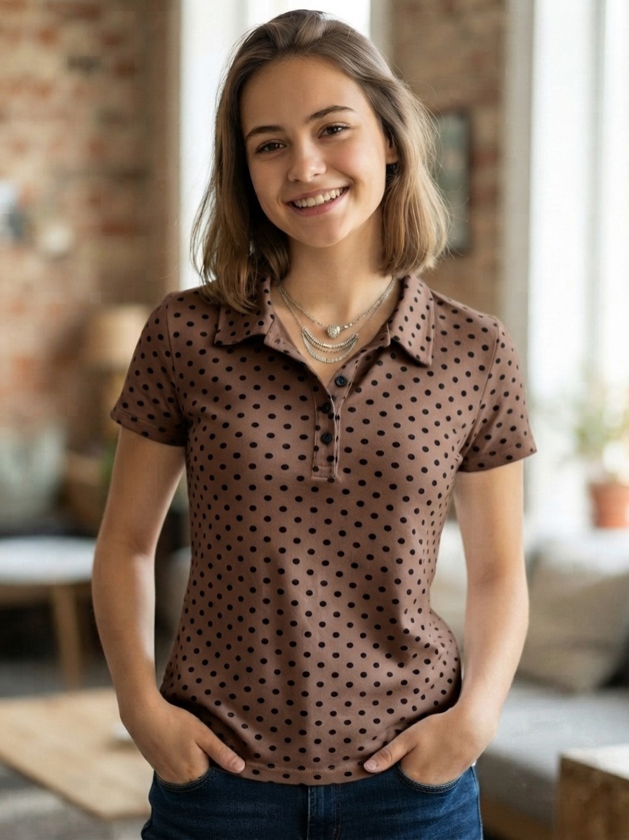 Chomba de Mujer con Estampado de Lunares - Imagen 2
