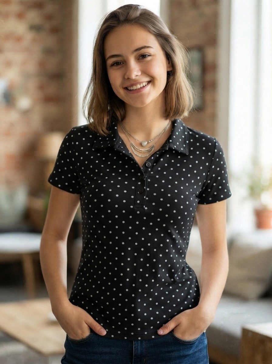 Chomba de Mujer con Estampado de Lunares - Imagen 3