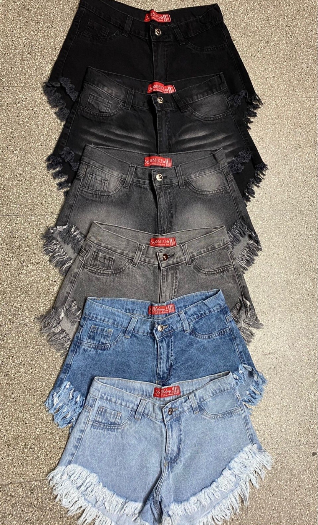 X Pedido Shores Playeros de Jeans - Imagen 2
