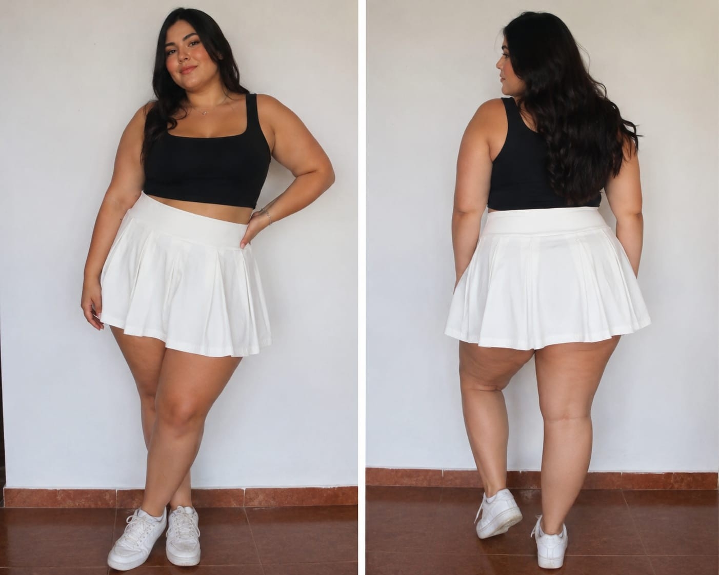 Short  Pollera de Bengalina Elastizada - Imagen 2