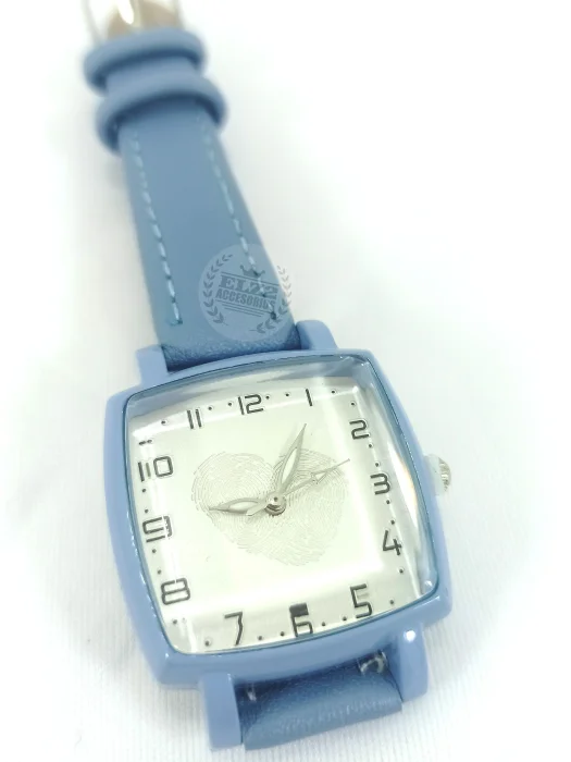 Relojes Cuadrado  con Malla de Ecocuero