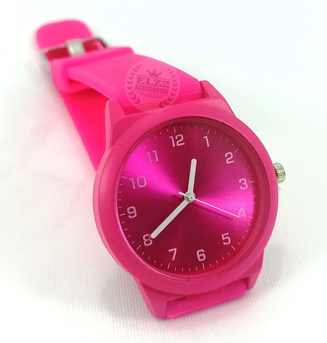 Relojes de Dama con Malla de Silicona Tipo Deportivo