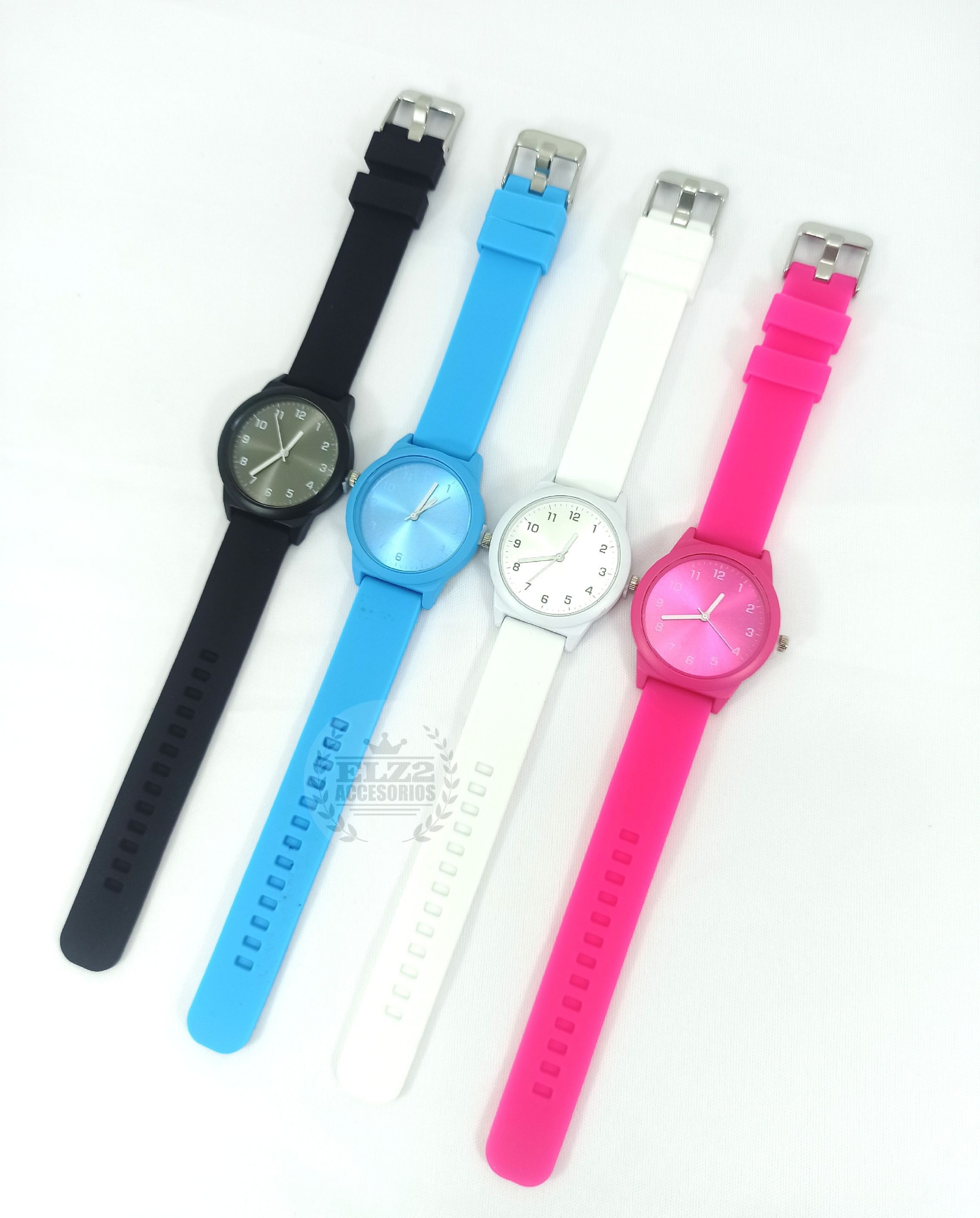 Relojes de Dama con Malla de Silicona Tipo Deportivo - Imagen 2