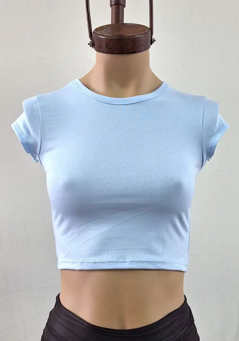 Remera Top Algodón con Lycra