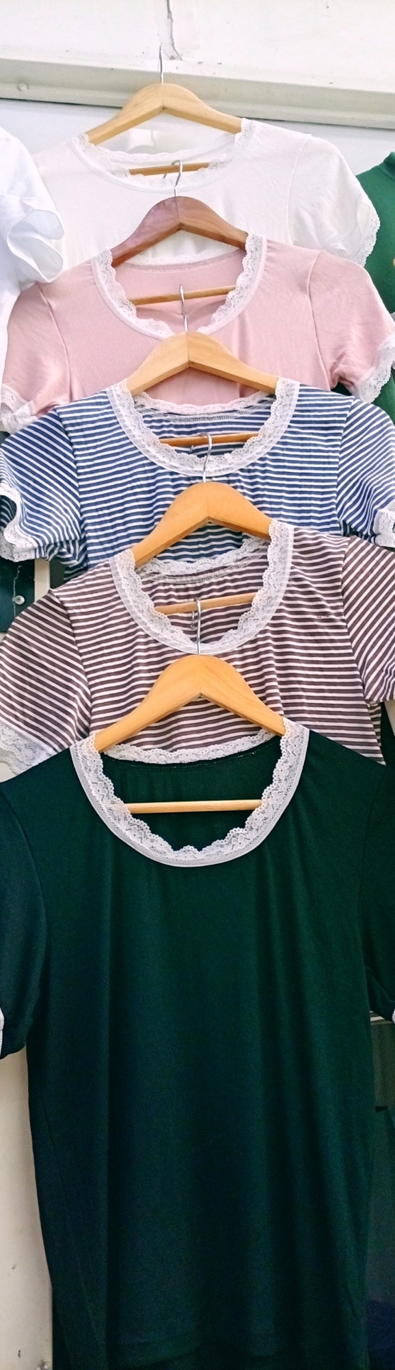 Remera Puntilla Rayada - Imagen 4