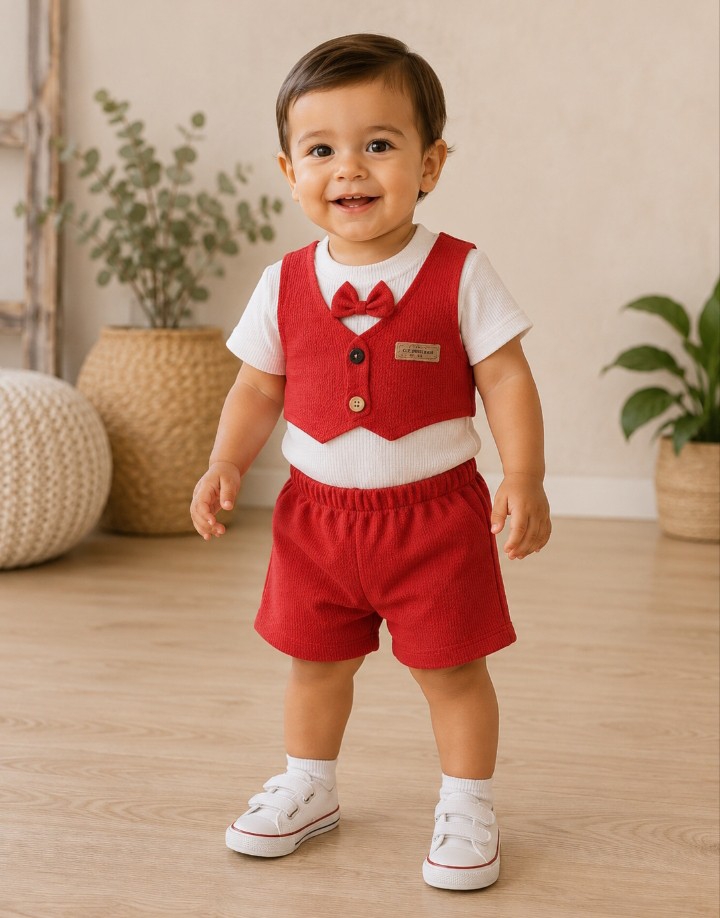 Conjunto Body Esmoquin Waffle - Imagen 2