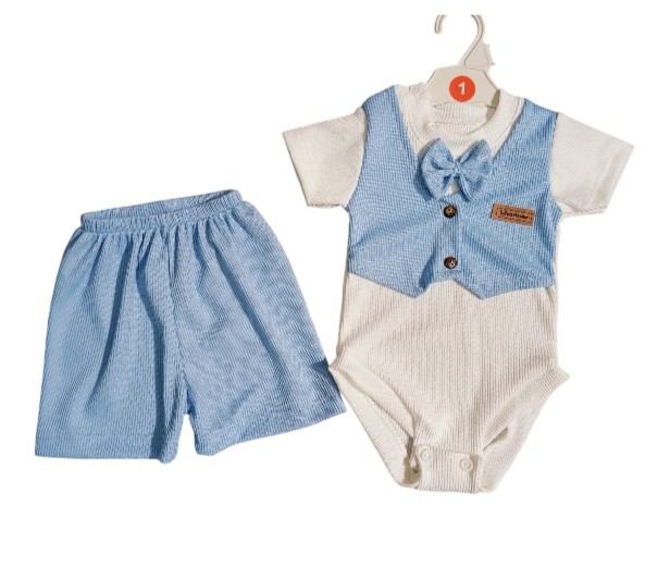 Conjunto Body Esmoquin Waffle - Imagen 3
