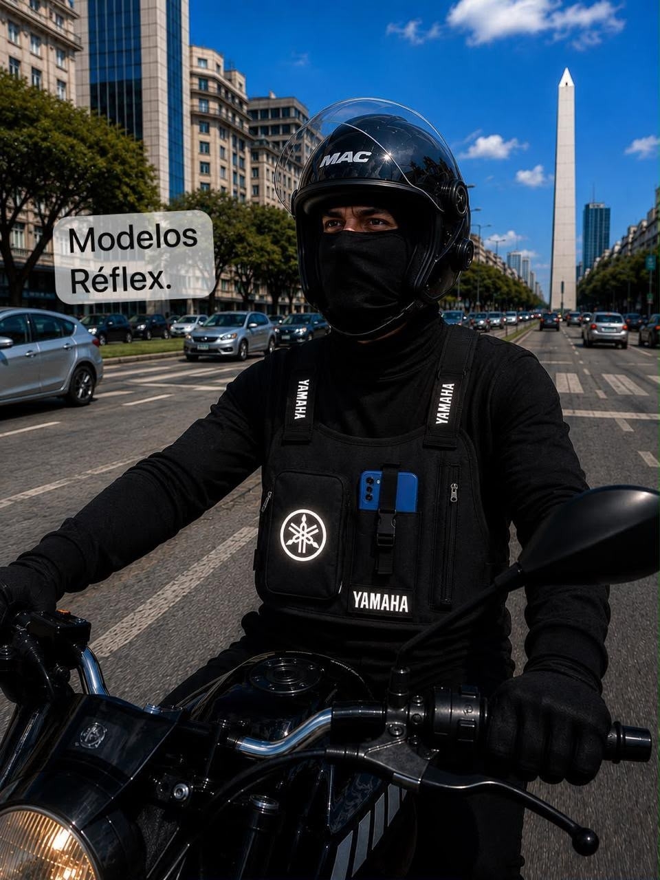 Pecheras para Moto Bici Pesca Actividad al Aire Libre - Imagen 2