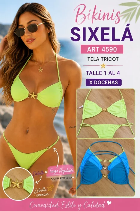Art 4590 Bikinis C/avios Estrella