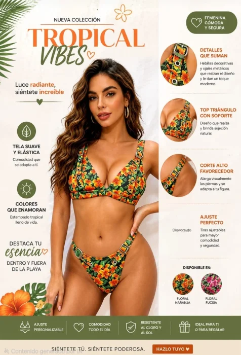 Art Bikinis C/hebillas las mas Buscadas