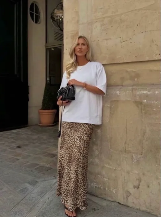 Maxifalda Animal Print