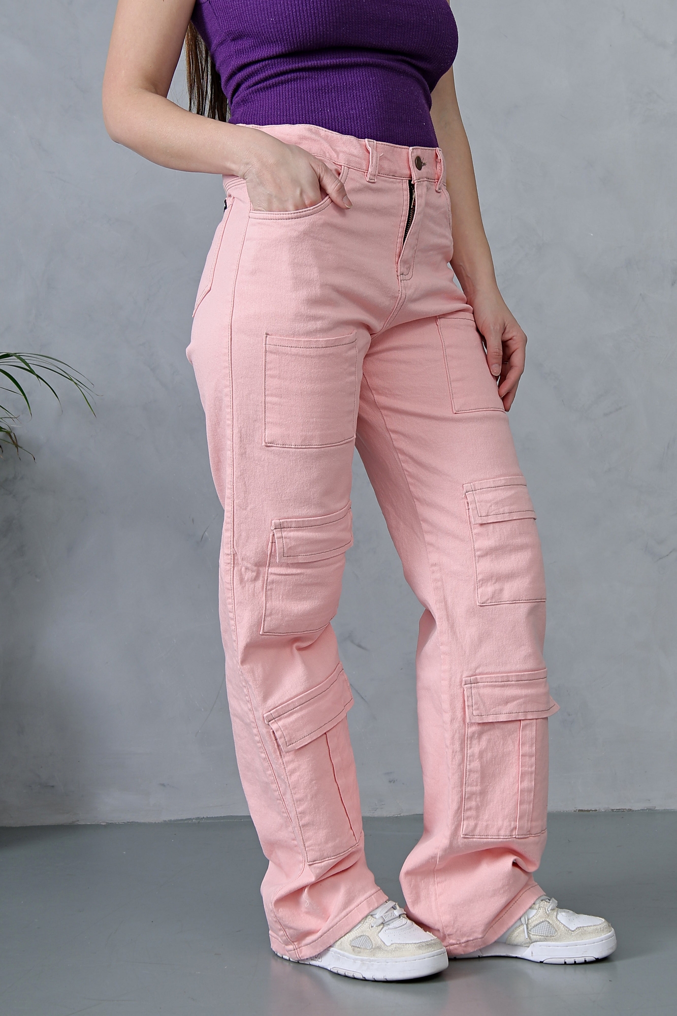 Wide Leg Multicargo Rosado! - Imagen 5