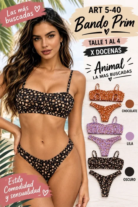 Art 5-40 Bikinis de Bando Prim