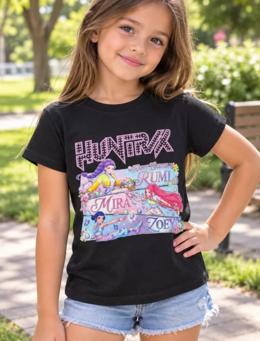 Remera de Huntrix con Strass