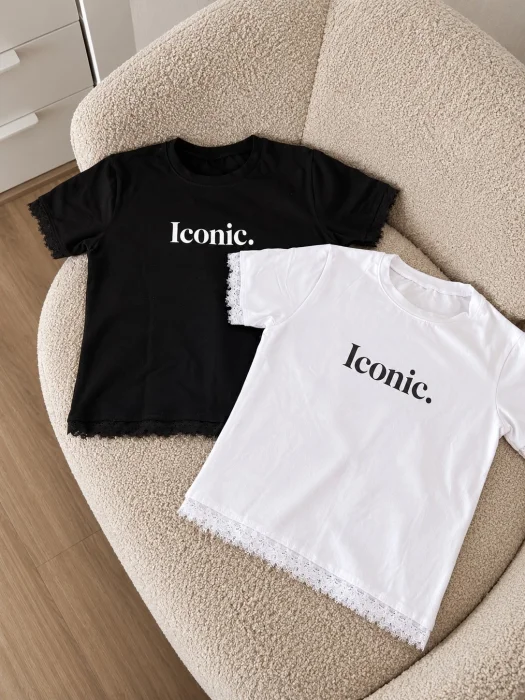 Baby Tee con Puntilla
