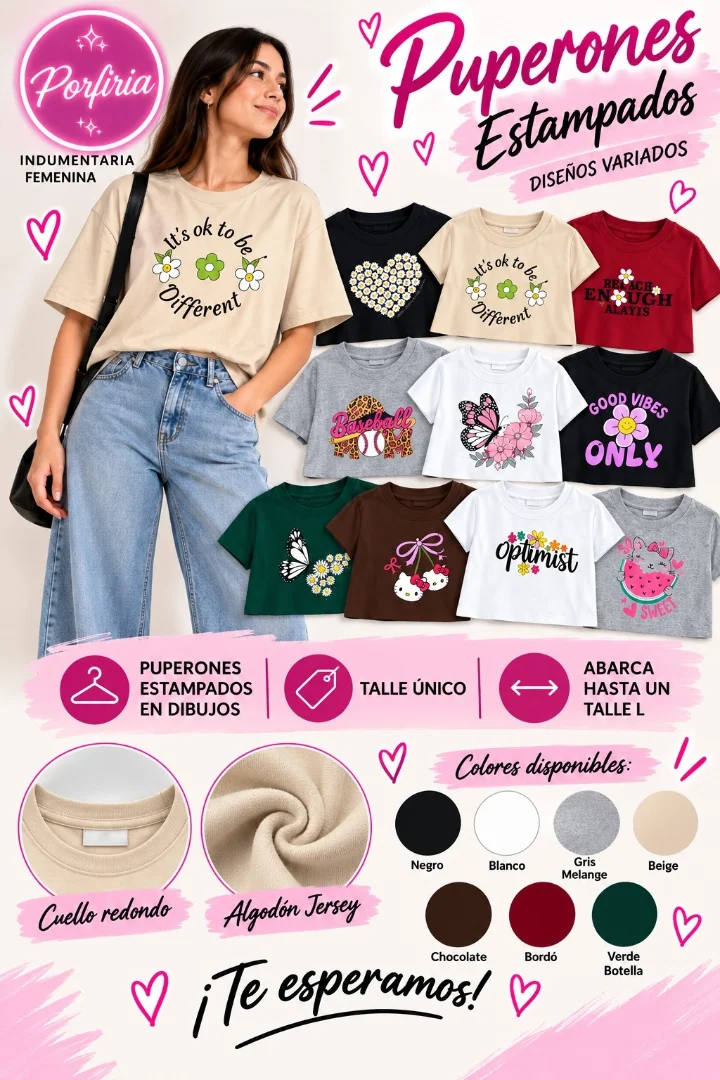 Puperones Estampados - Imagen 1