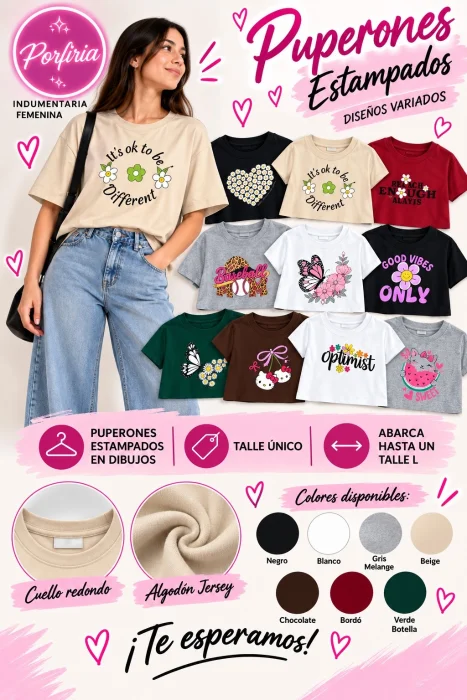 Puperones Estampados
