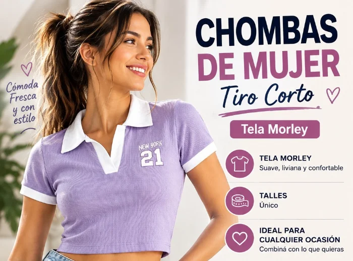 Chombas de Mujer Combinadas