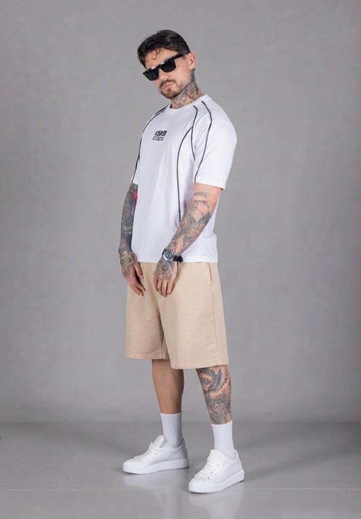 Bermudas Baggy de Algodón Rustico - Imagen 2