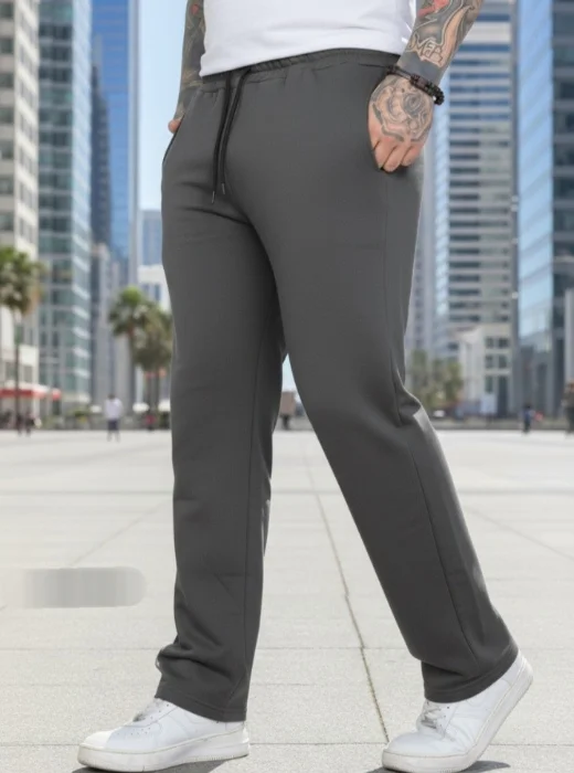 Pantalon Recto de Algodón Rustico