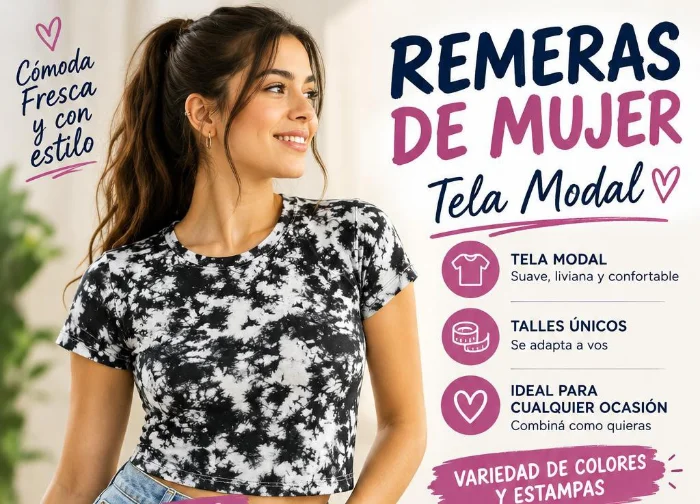 Remeras de Mujer