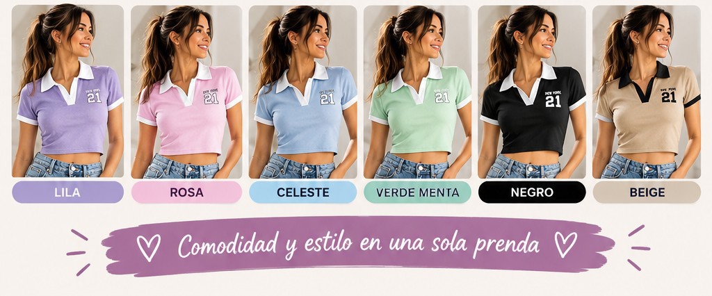 Chombas de Mujer Combinadas - Imagen 2
