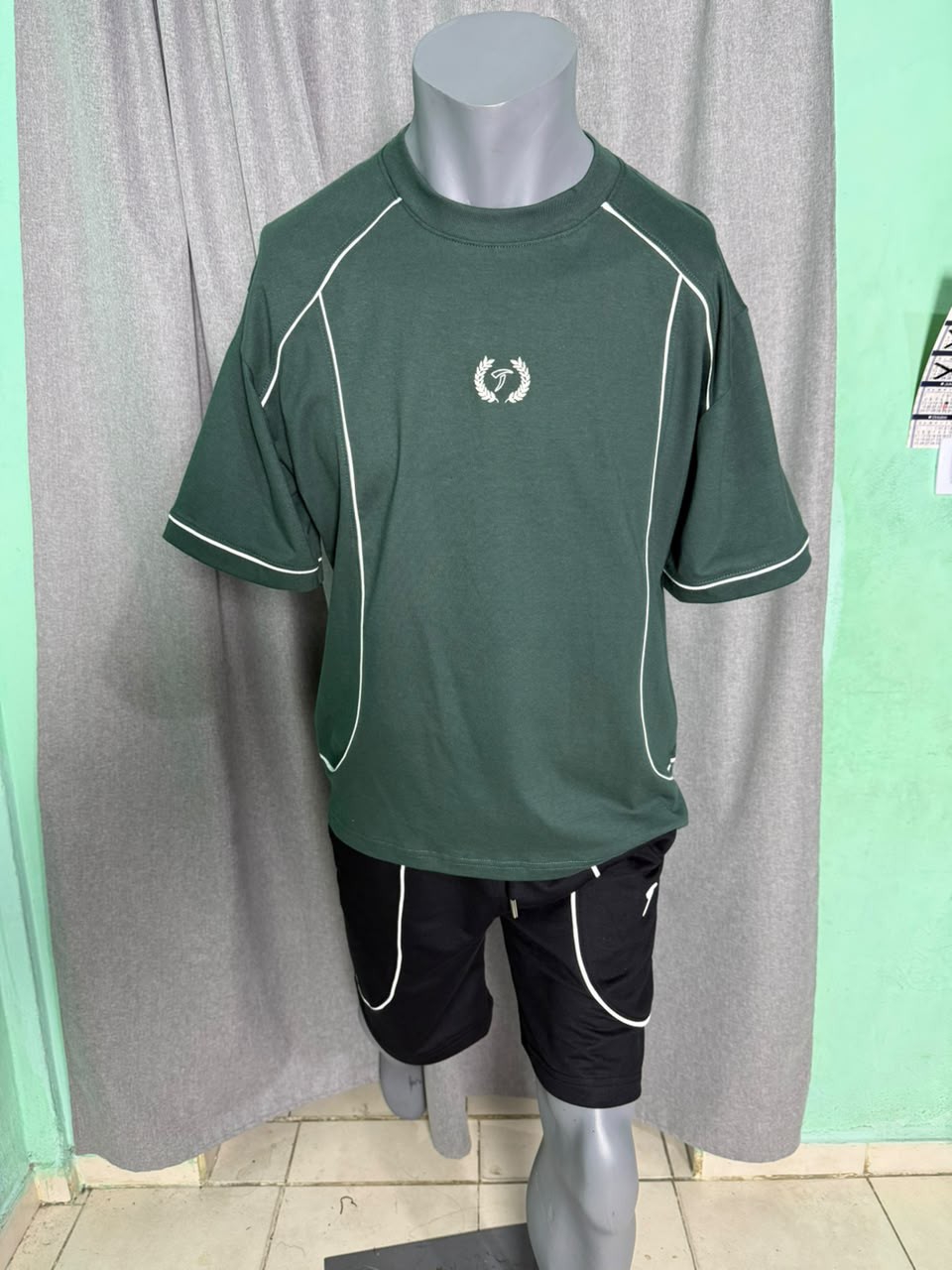 Remera con Vivos Algodon Peinado Premium - Imagen 5